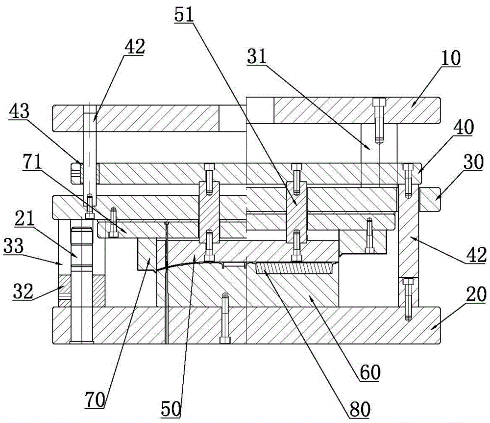 A trimming mold