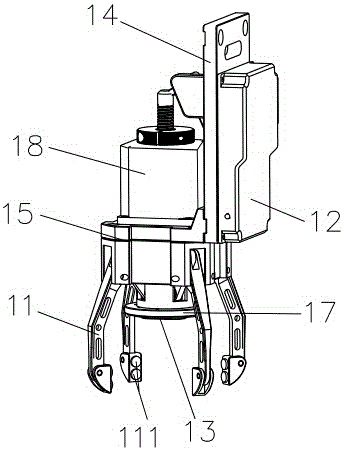 Accurate medicine fetching and discharging manipulator device
