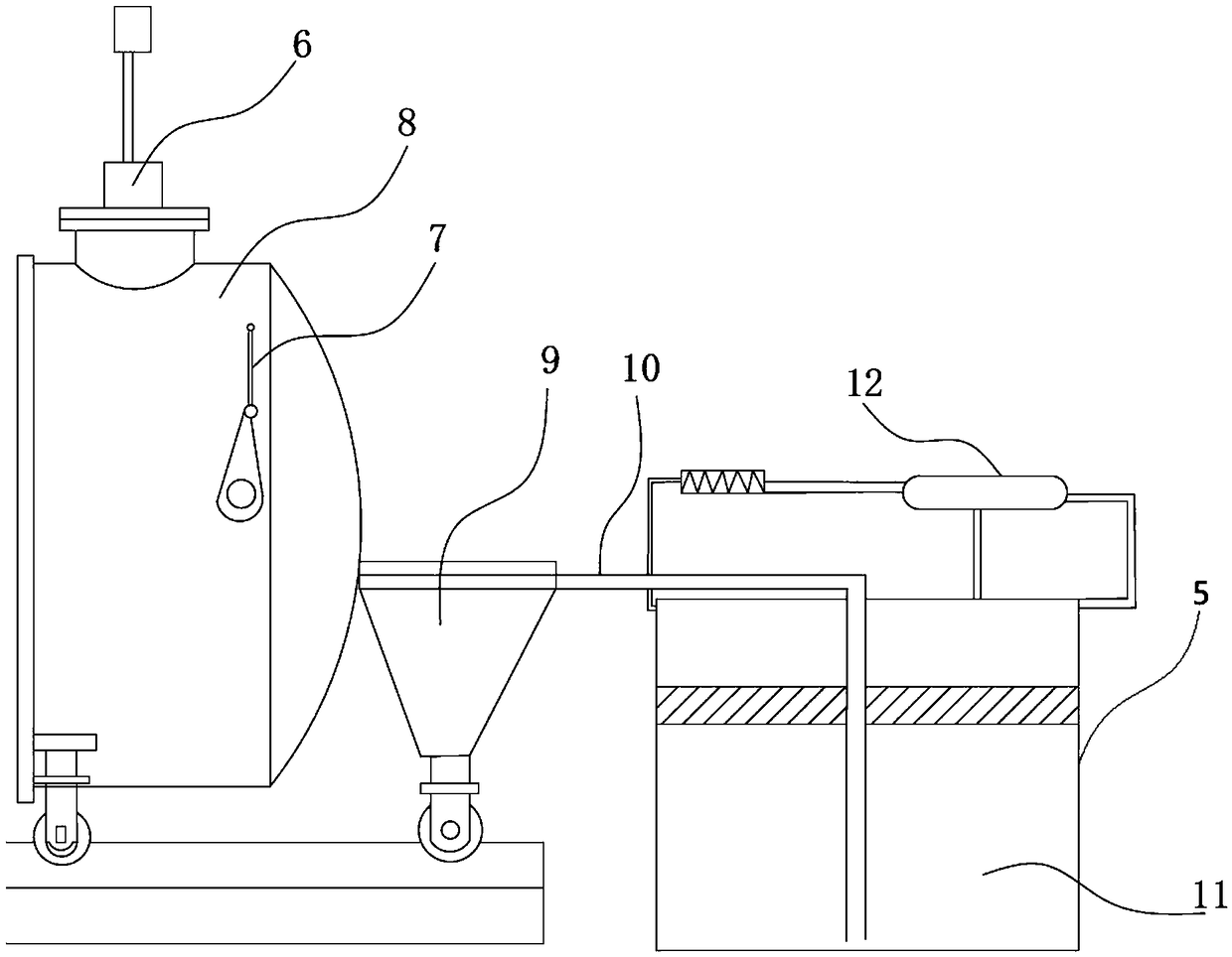 Smelting equipment for artificial fur processing production