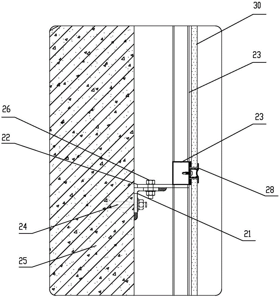 Fireproof plate for tunnel and mounting structure and construction method thereof