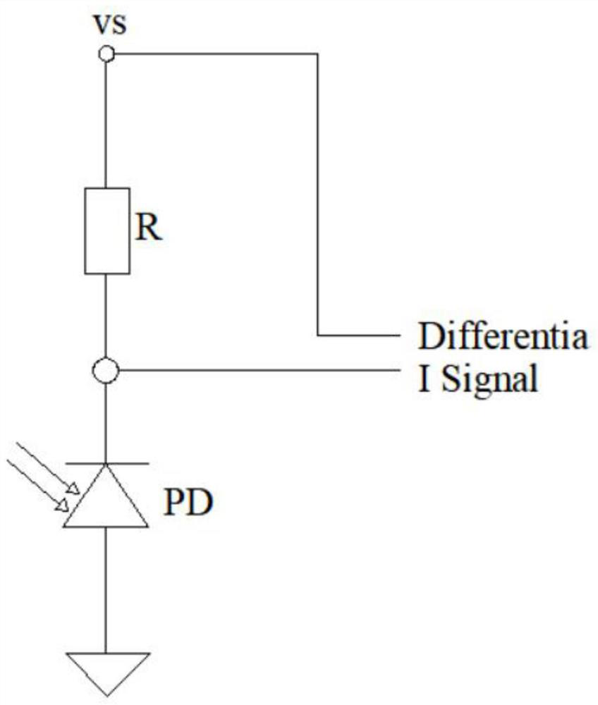 Photoelectric signal receiving method for realizing self-adaptive switching of sampling resistance values