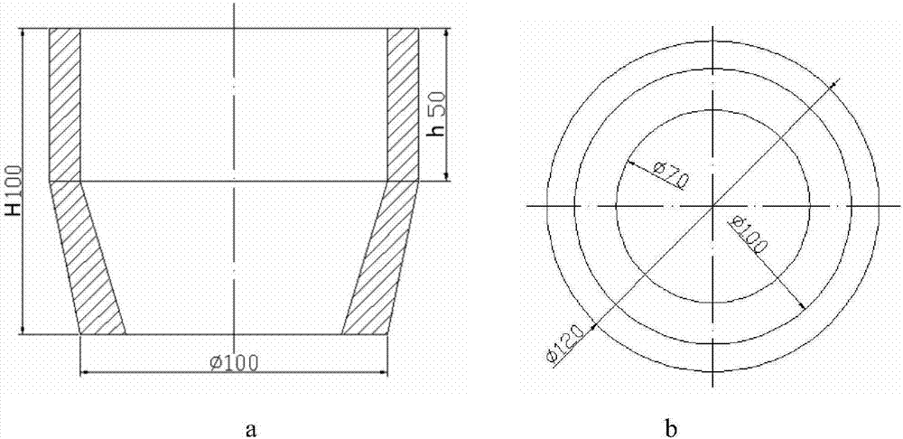 Temperature-control solidification method for Ti55 cast high-temperature titanium alloy