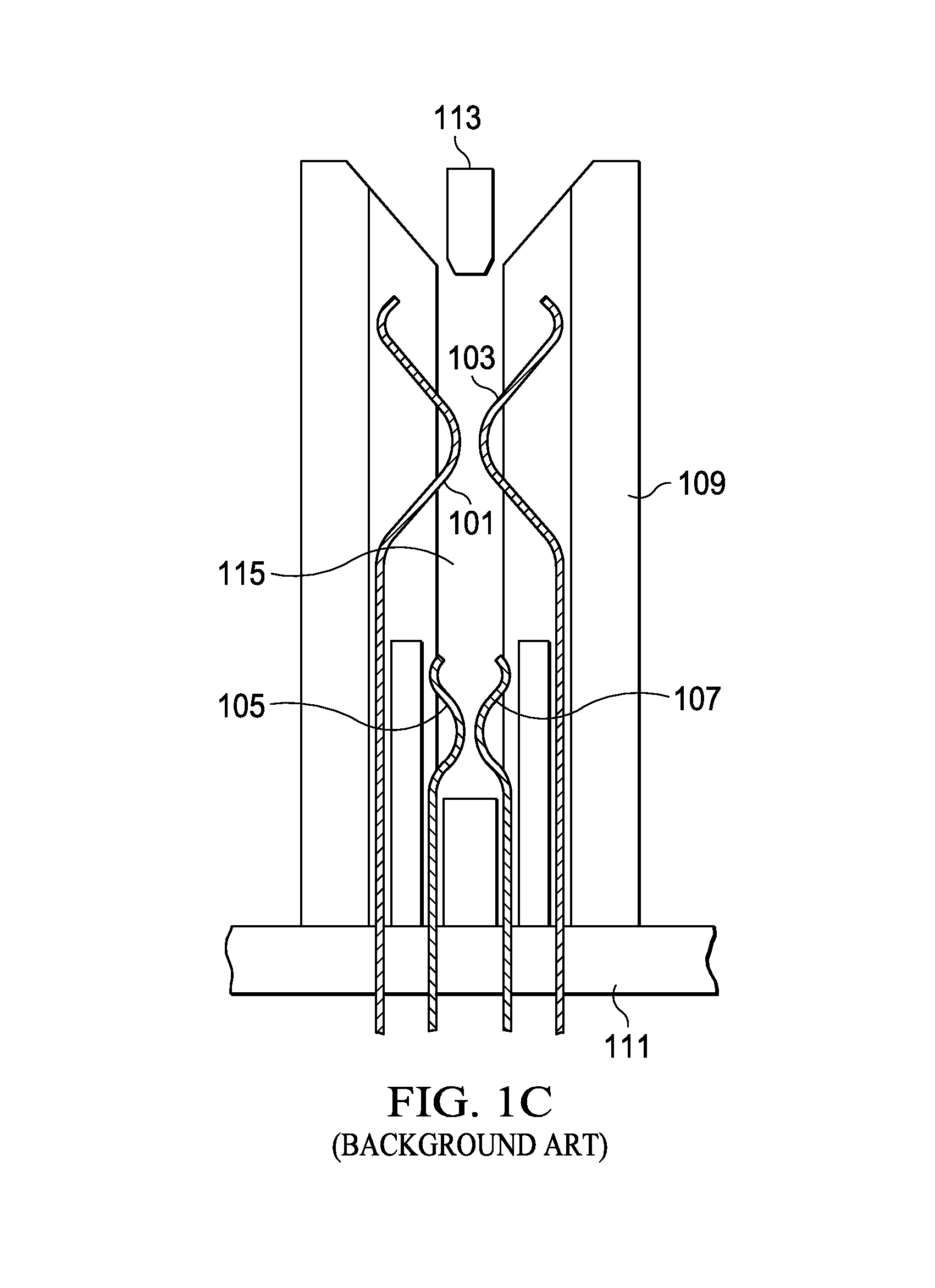 Multi-Level Connector and Use Thereof that Mitigates Data Signaling Reflections