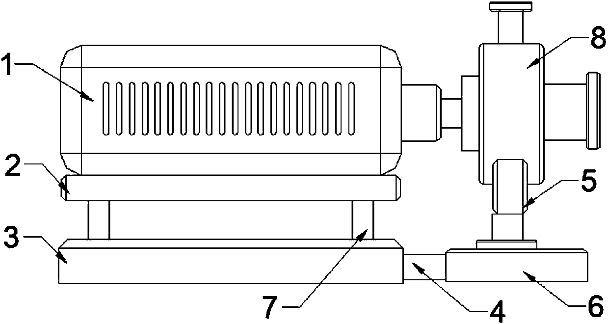 Preparation method for height-adjustable centrifugal pump