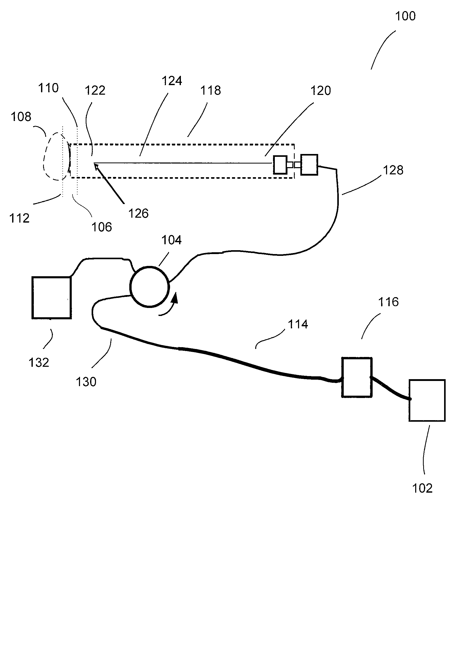 Common path frequency domain optical coherence reflectometry/tomography device