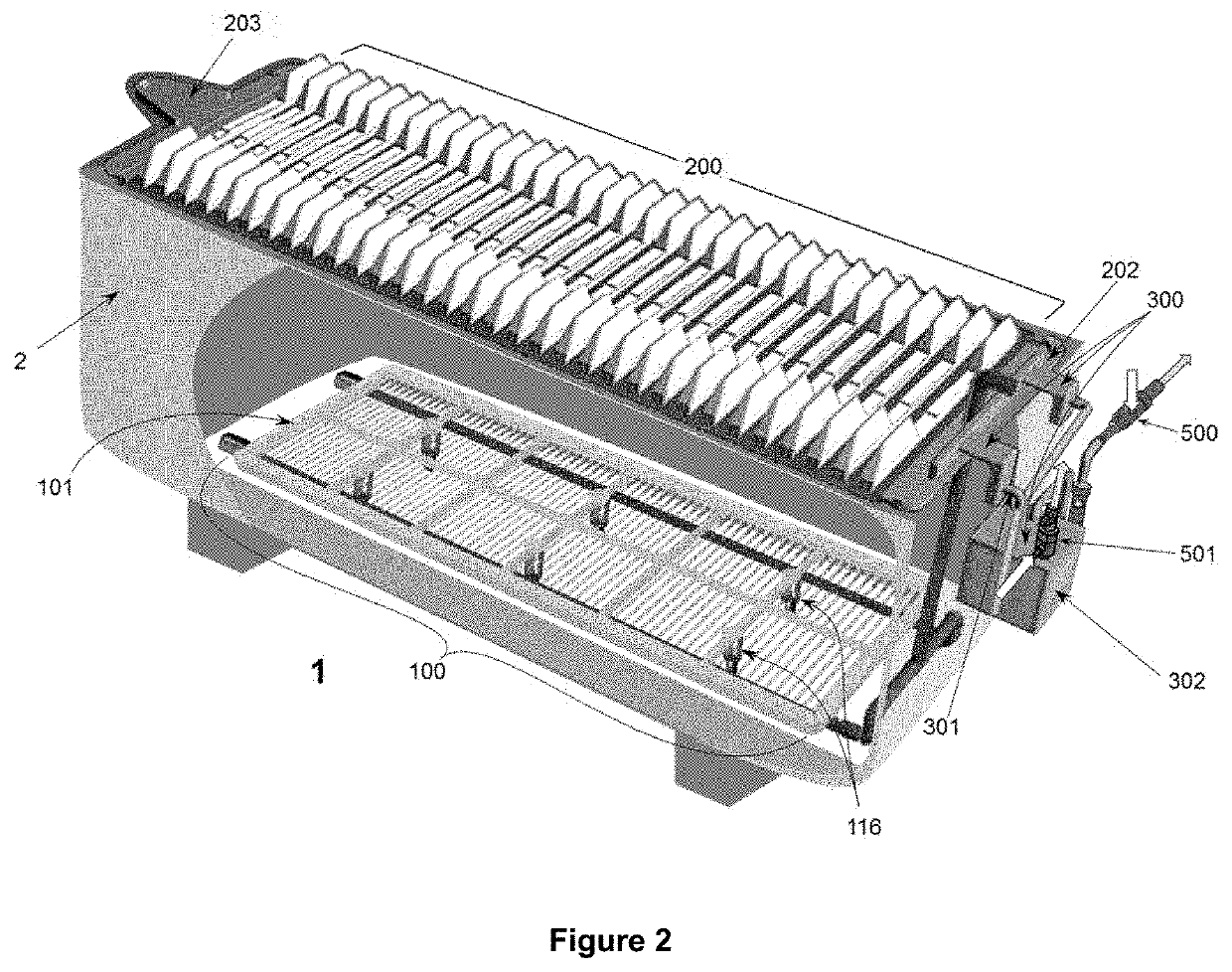 Electrochemical reactor for processes for non-ferrous metal electrodeposition, which comprises a set of apparatuses for gently agitating an electrolyte, a set of apparatuses for containing and coalescing an acid mist, and a set of apparatuses for capturing and diluting acid mist aerosols remaining in the gas effluent of the reactor