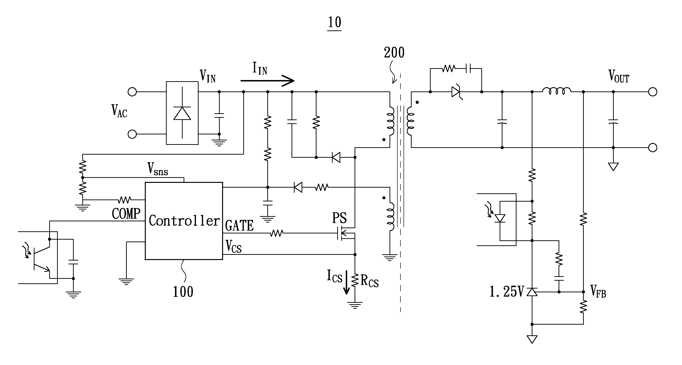 Controller and controlling method for power converter