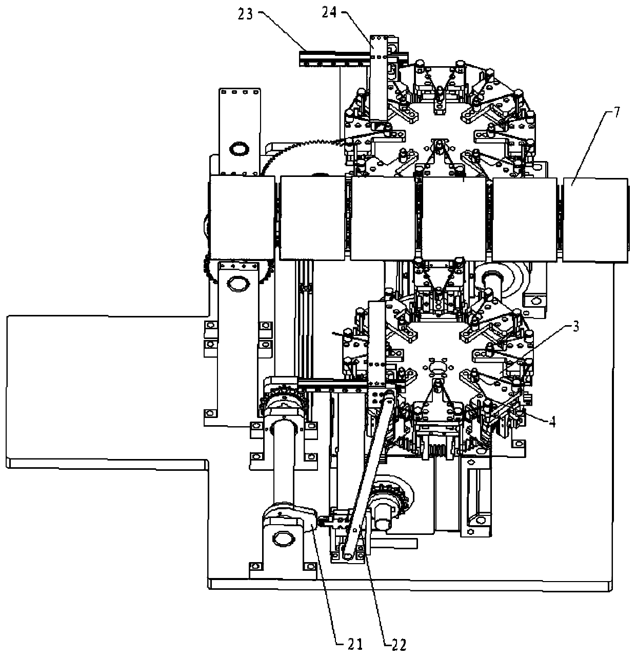 Mask ear band high-speed pressure welding method