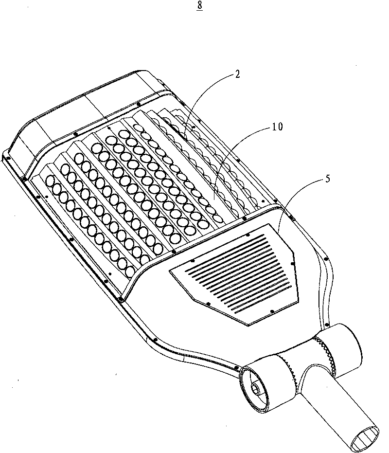 High-power light-emitting diode (LED) street lamp