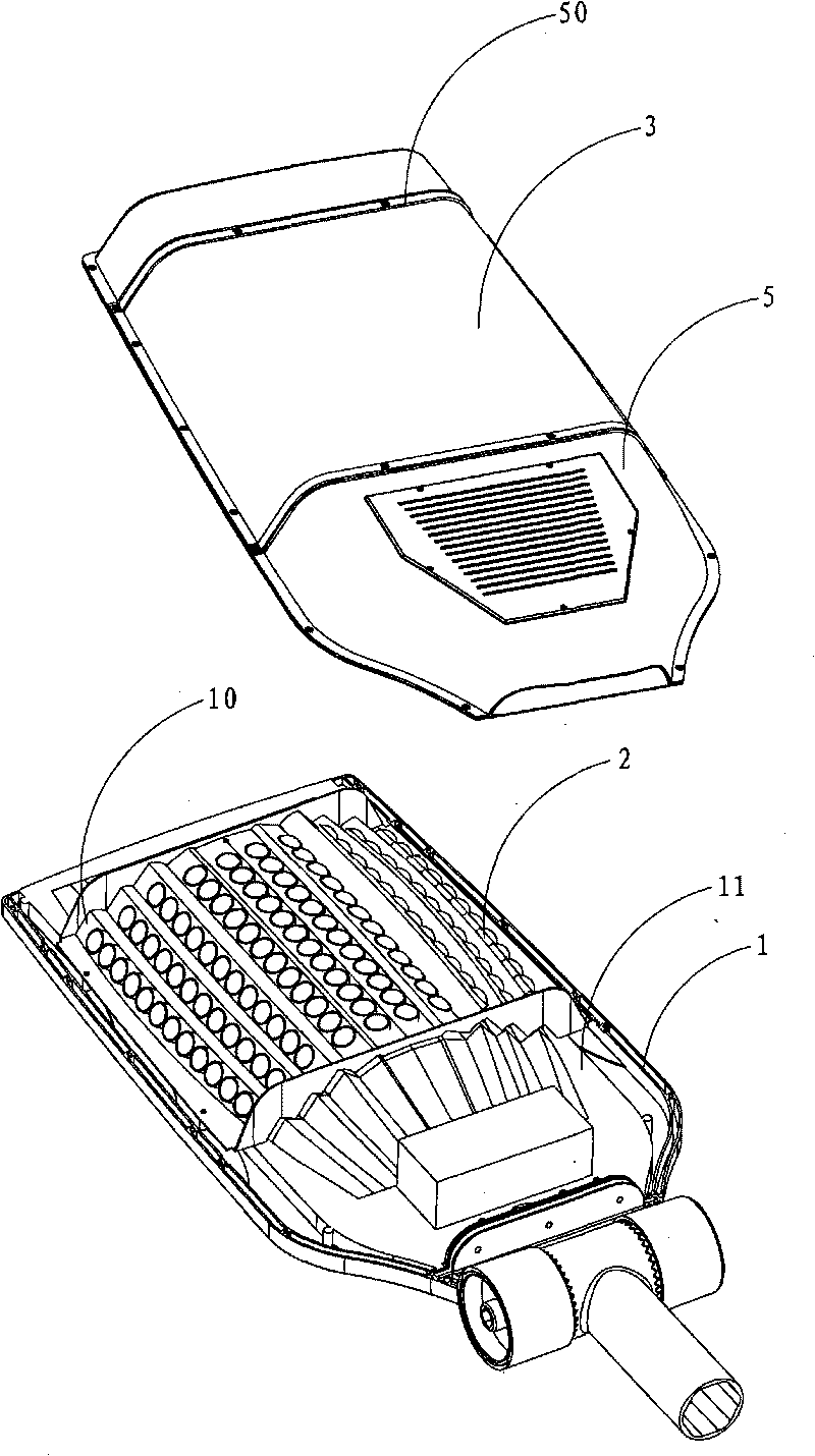 High-power light-emitting diode (LED) street lamp