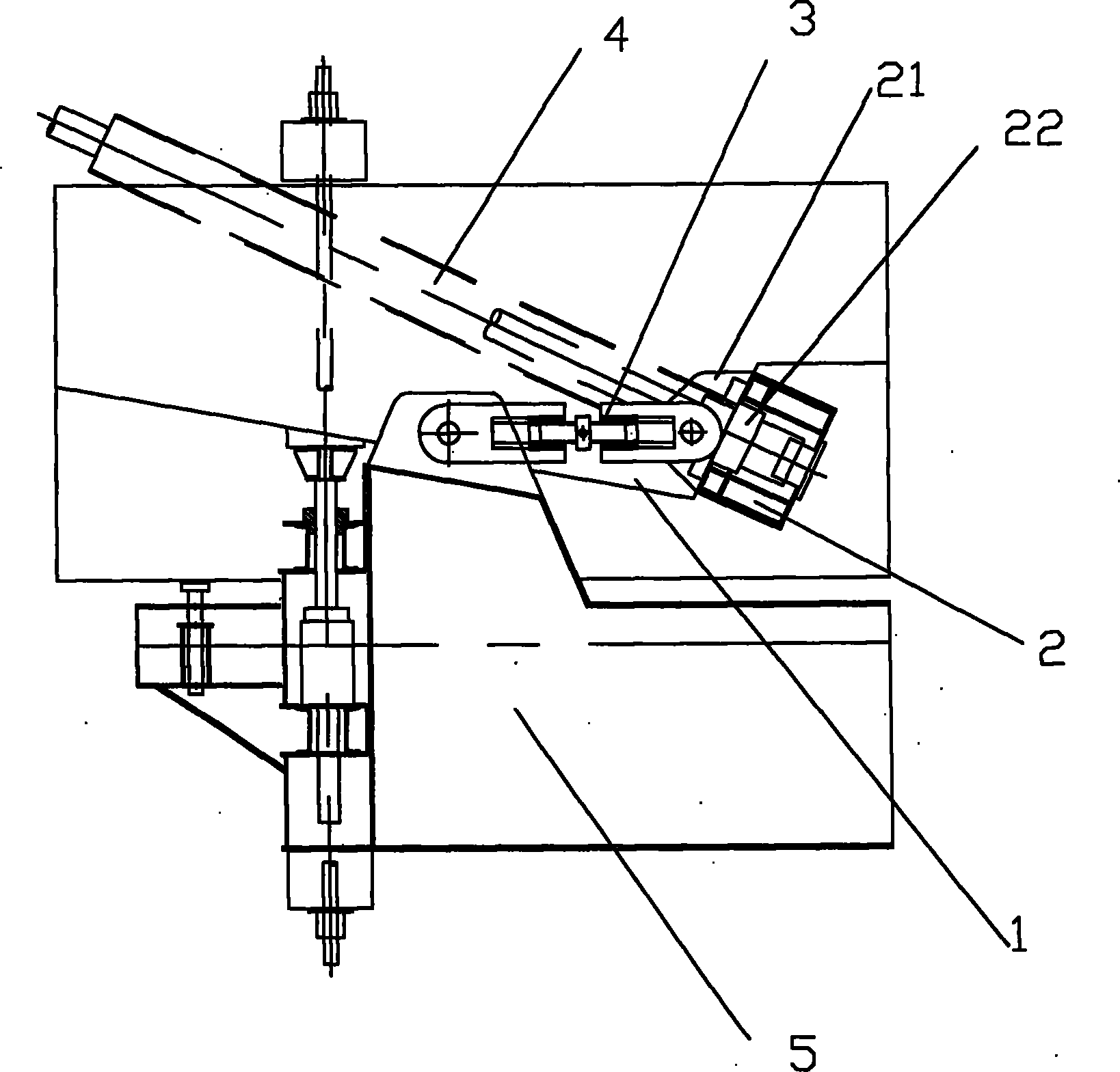 Cable-stayed basket thrust device