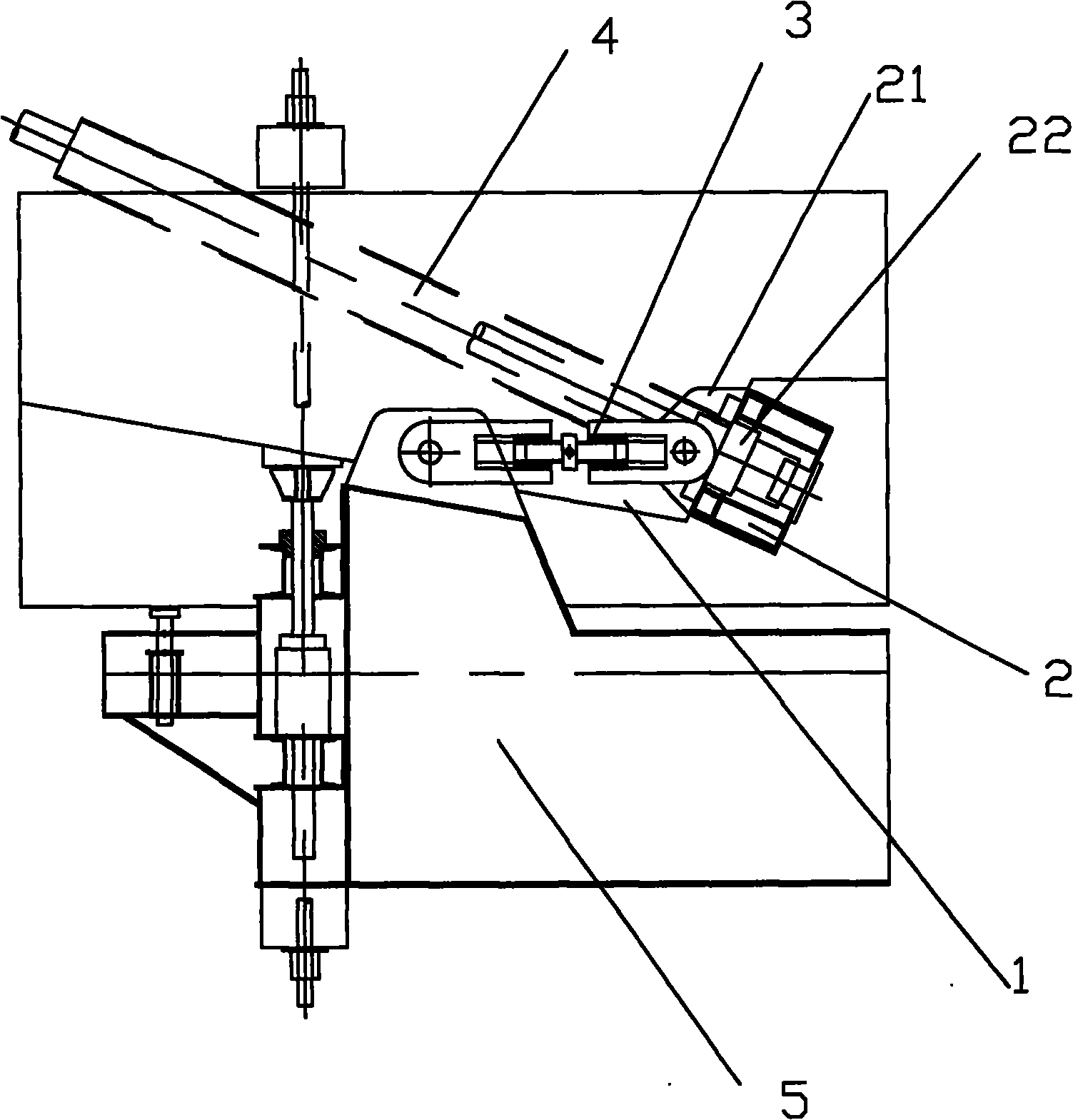 Cable-stayed basket thrust device
