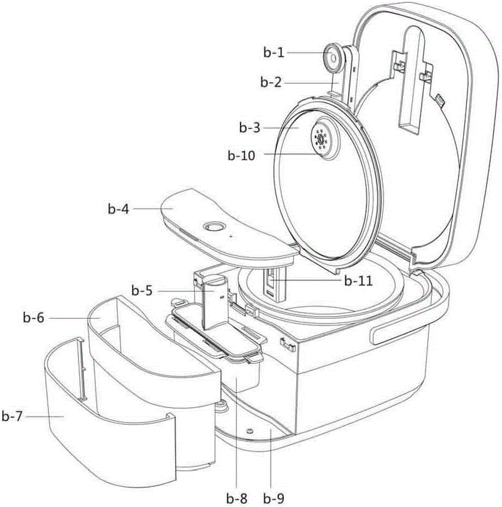 Steam collecting unit and cooking device having the same