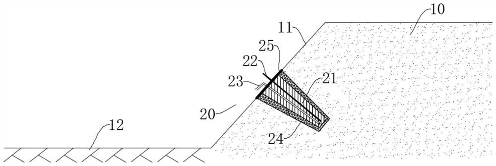 Loose stratum reinforcing device and construction method thereof