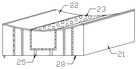 Building rainwater collecting and recycling device