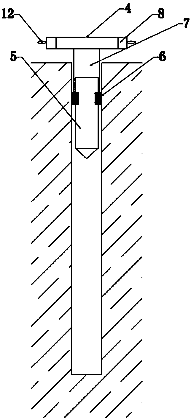 Tunneling anti-blocking hole protecting device and method for peripheral smooth blasting holes