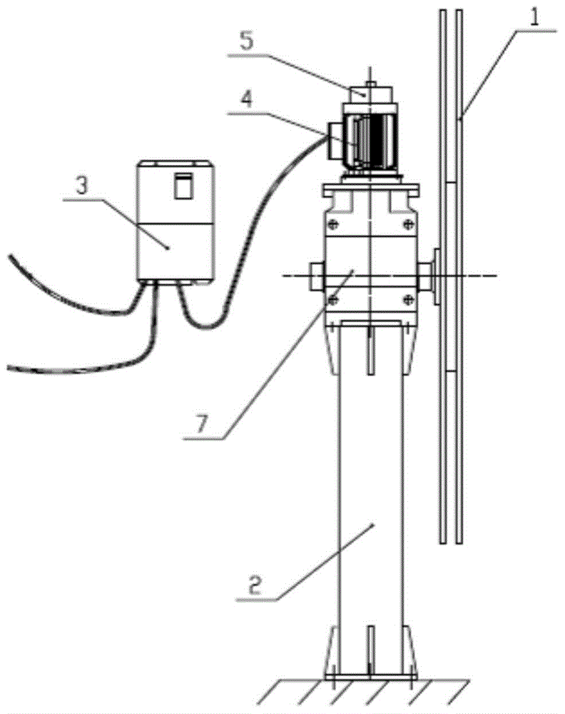 Cable drum driven by switched reluctance motor speed regulating system