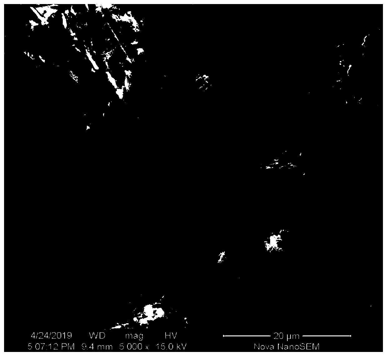 Glass fiber powder/polypyrrole/Ti&lt;3&gt;C&lt;2&gt;T&lt;x&gt;MXene ternary composite filler, and preparation method and application thereof