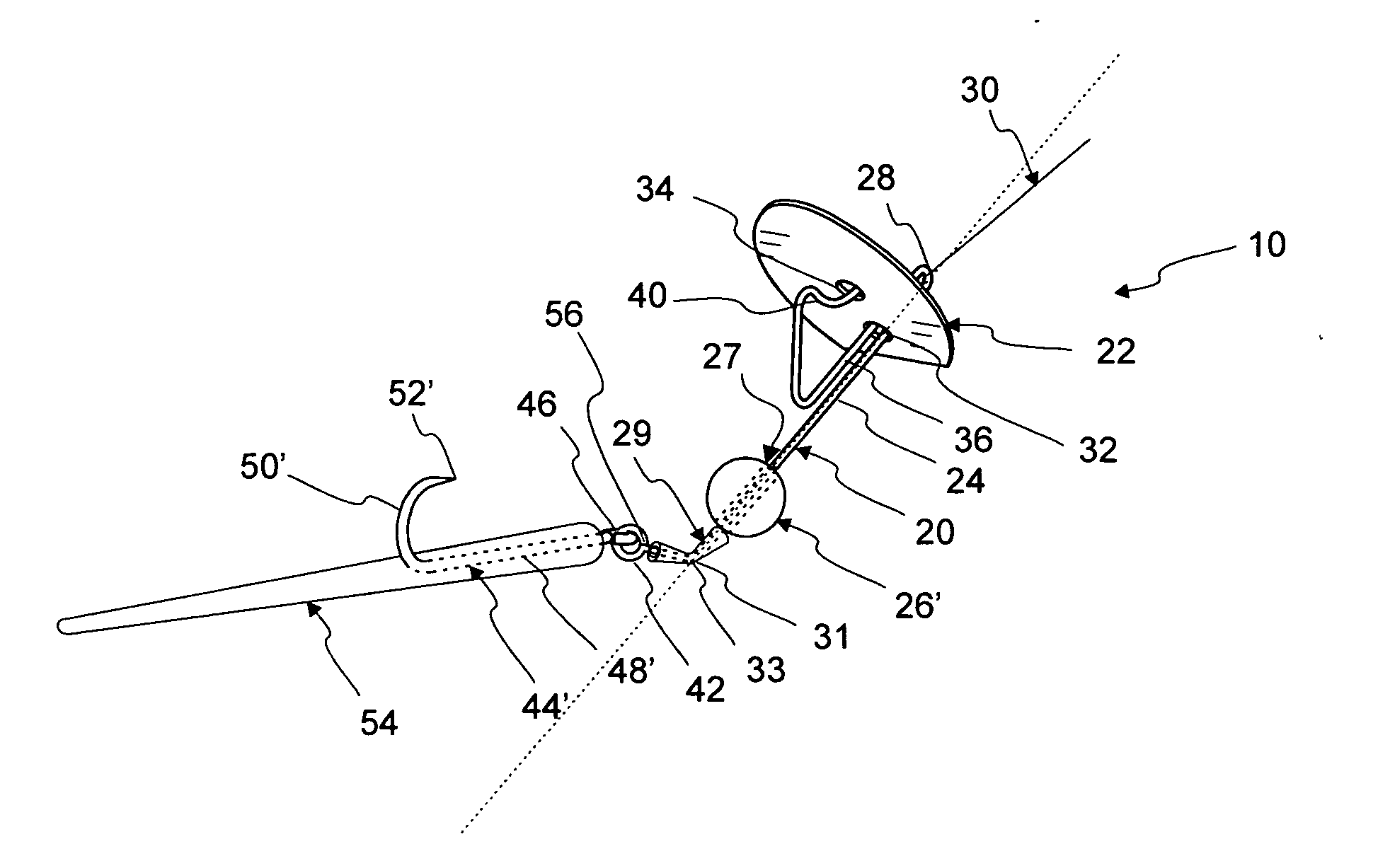 Angled frame bladed fishing lure