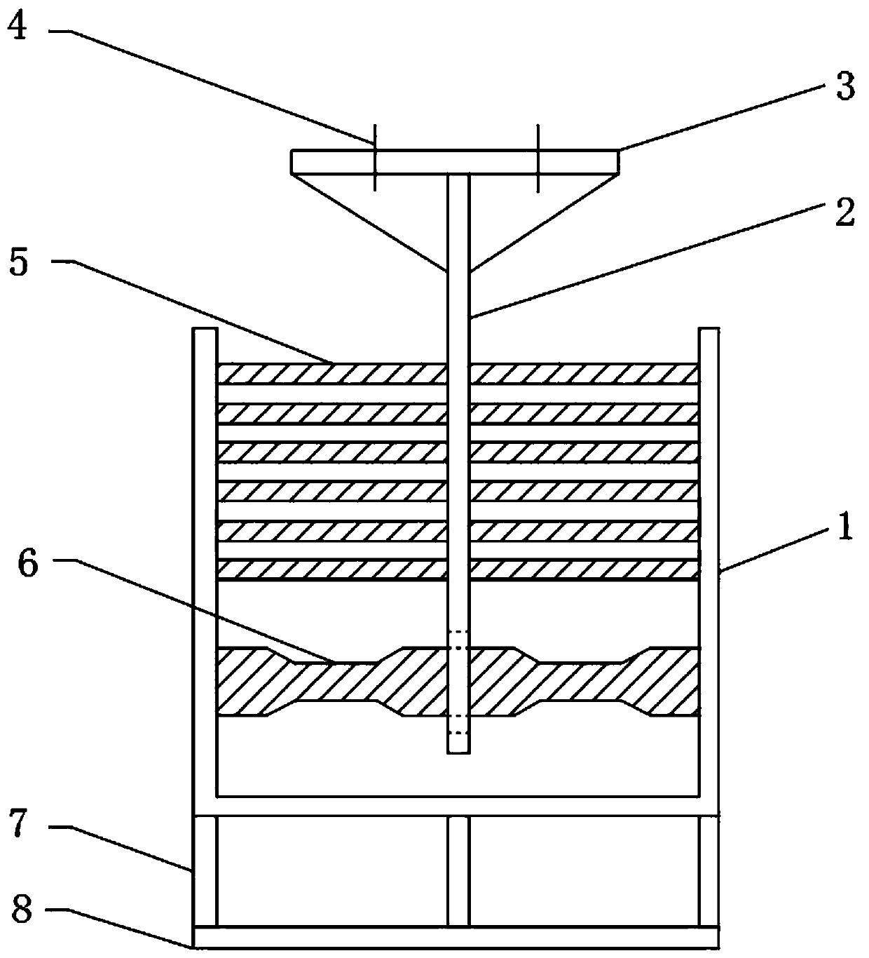 Shearing-bending parallel staged hierarchical energy-dissipation damper