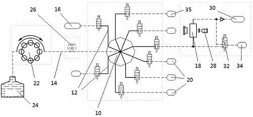 Water quality detection pipeline system and water quality detection method