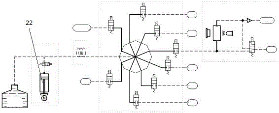 Water quality detection pipeline system and water quality detection method