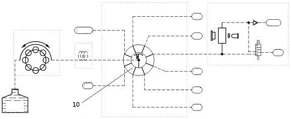 Water quality detection pipeline system and water quality detection method