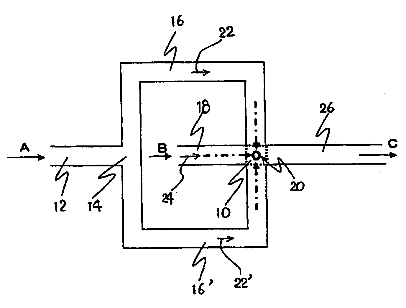 Microdevice and method for joining fluids