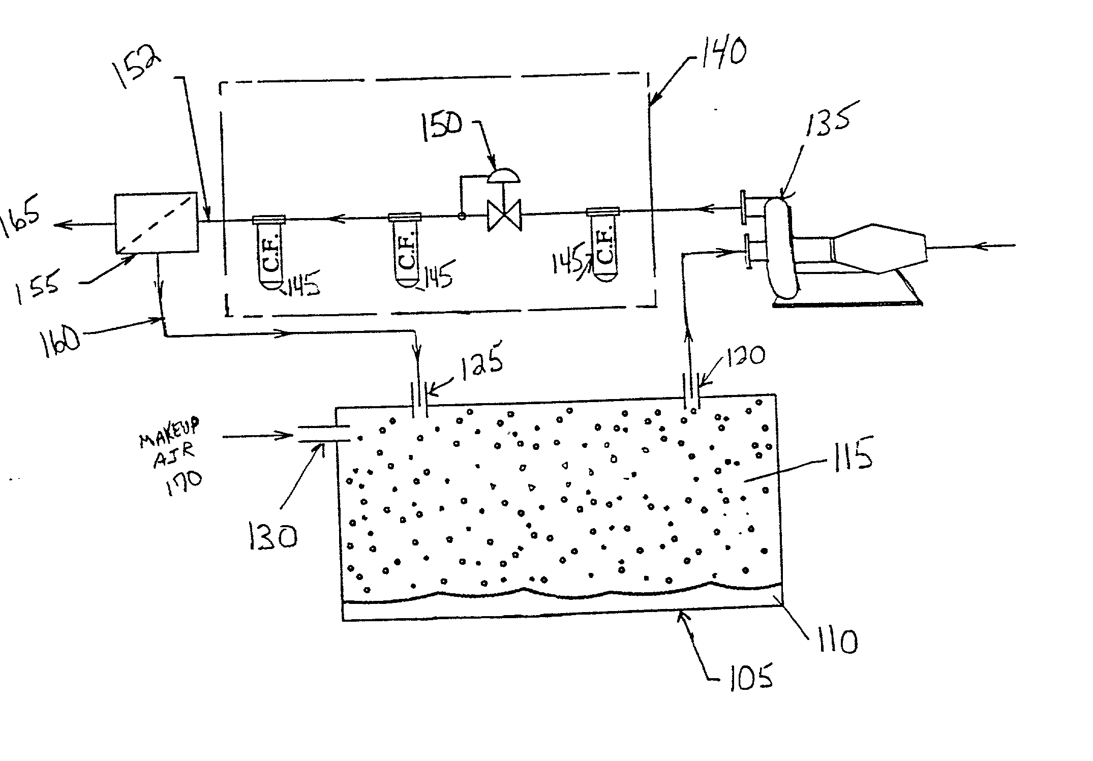 Vented compartment inerting system