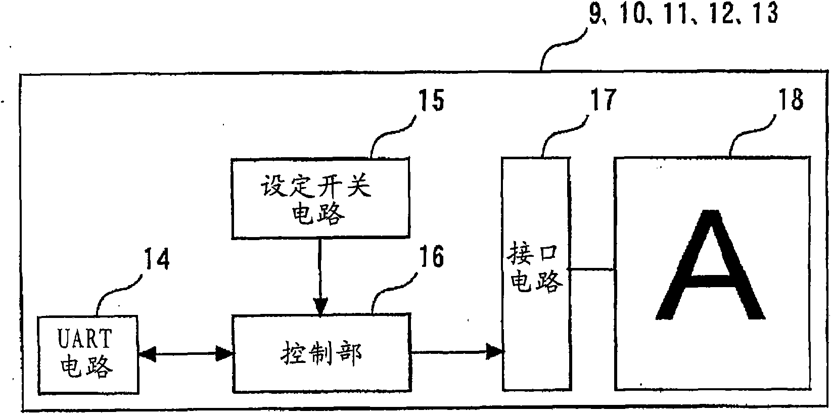 Setting information indicator of elevator operation indicating apparatus