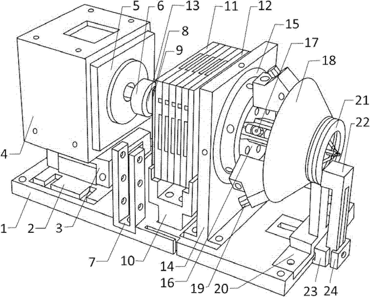 MRESI (multichannel rotating electrospray ionization) mass spectrometric analysis ion source