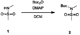 Synthesis method of 1-cyano-N-methylmethanesulfonamide