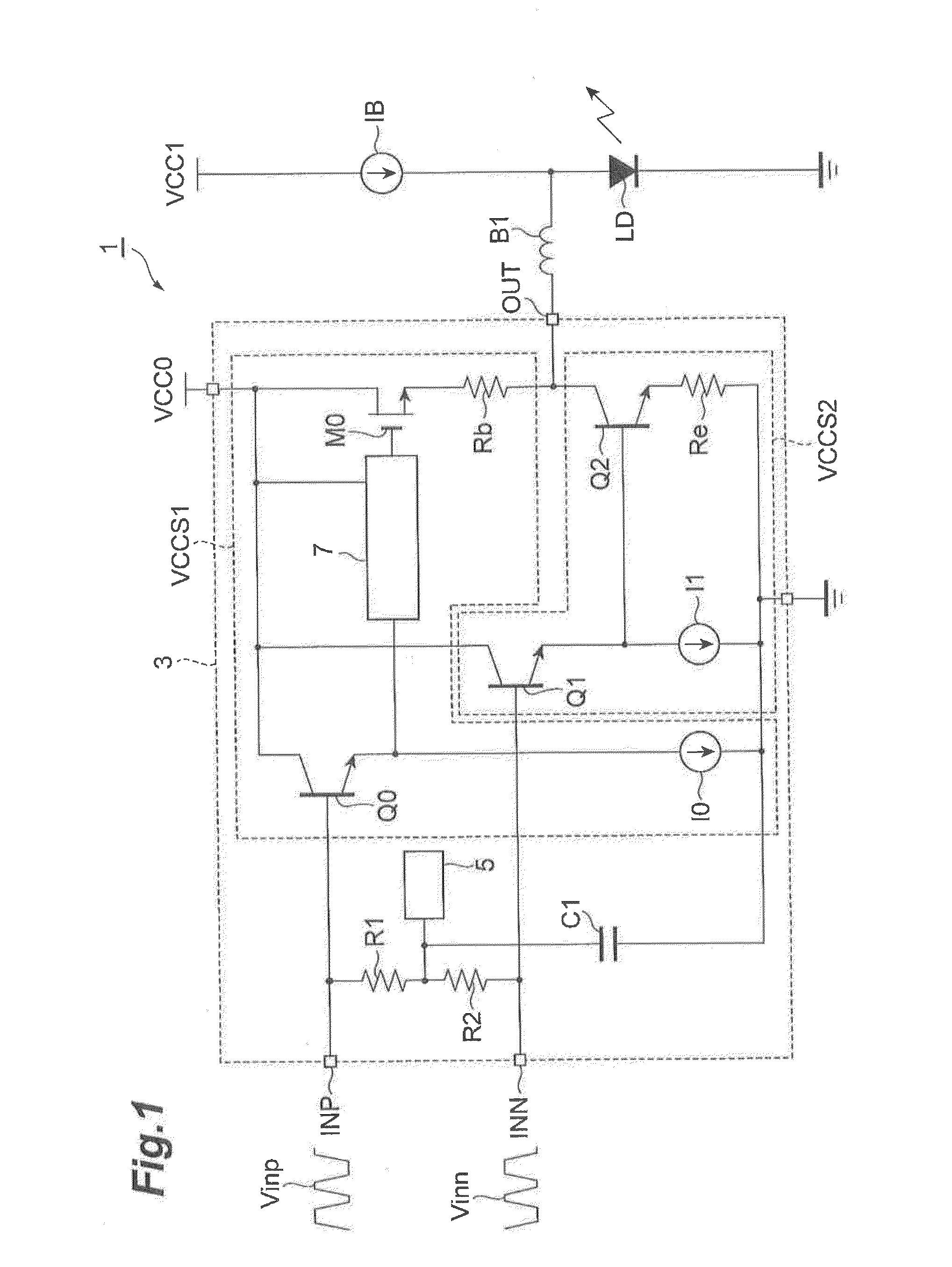 Laser driver and optical module including same