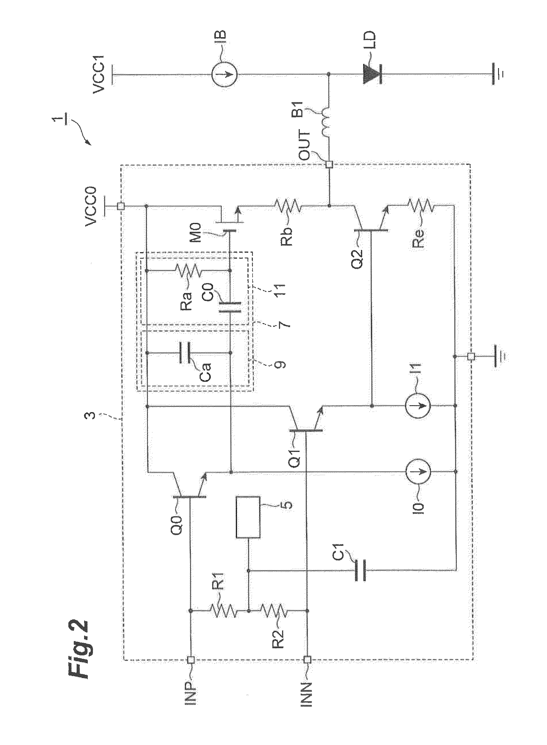 Laser driver and optical module including same