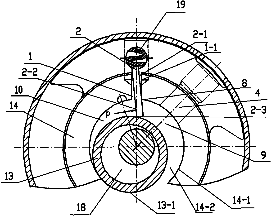 Rolling piston compressor for improving lubricating performance of slip sheet