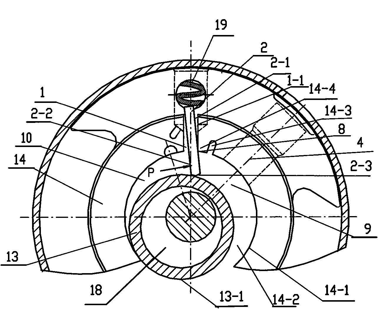 Rolling piston compressor for improving lubricating performance of slip sheet