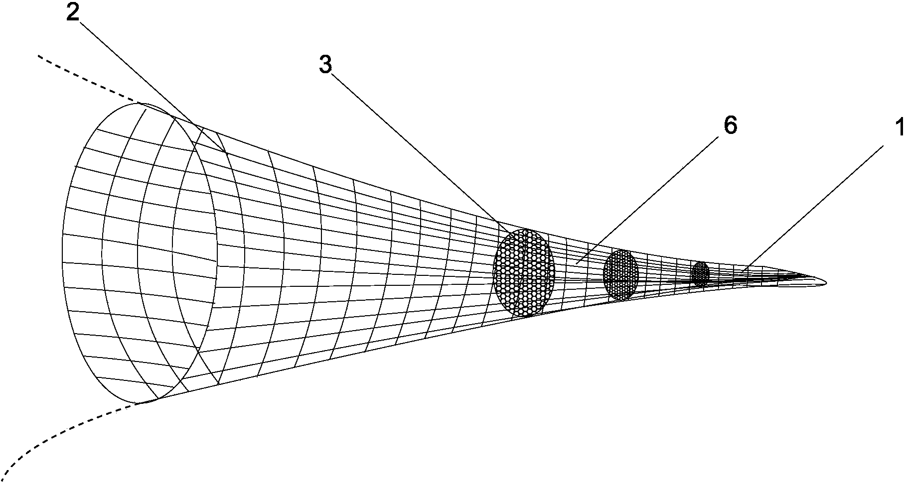 Selective catch separating device for trawl
