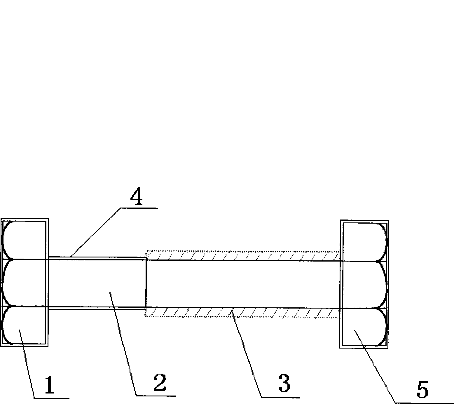 Insulation explosion-proof bolt