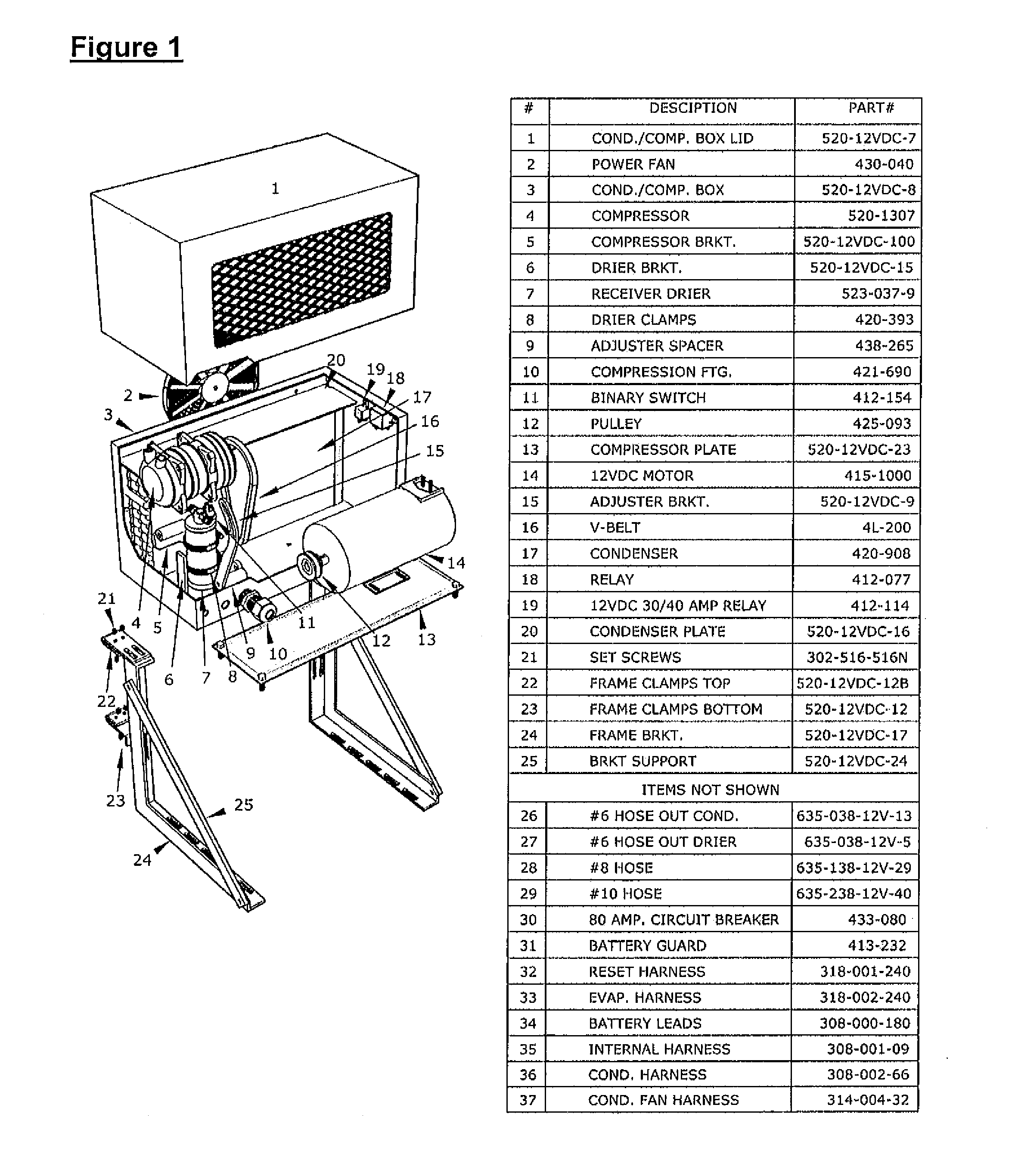 Truck Air Conditioner for Keeping Cabin Temperature Comfortable Independently of the Vehicle Engine