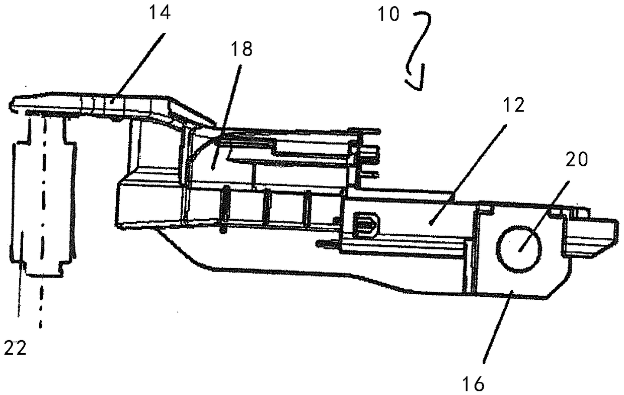 Roller blind assembly for a vehicle body, and method for assembling the roller blind assembly