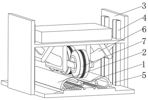 A packaging bag sealing device