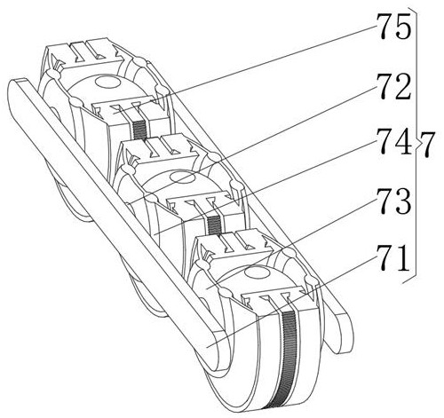 A packaging bag sealing device