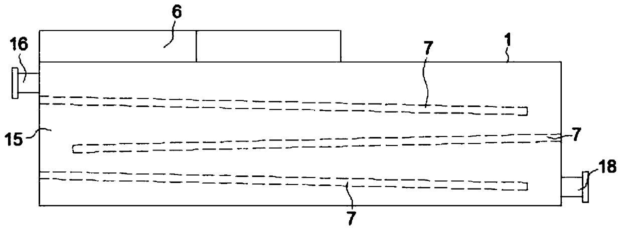 Water quality purification device for coping with point source water pollution and purification method thereof