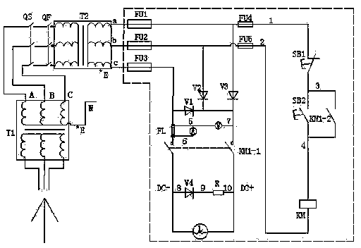 Electromagnetic chuck control circuit