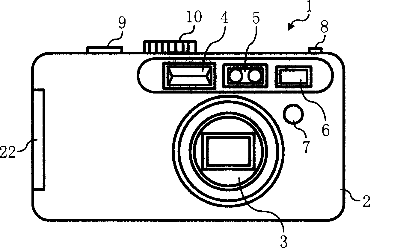 Camera device and camera device connecting method