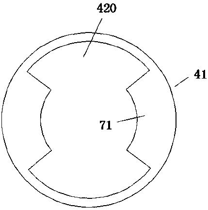 A movable plate processing device