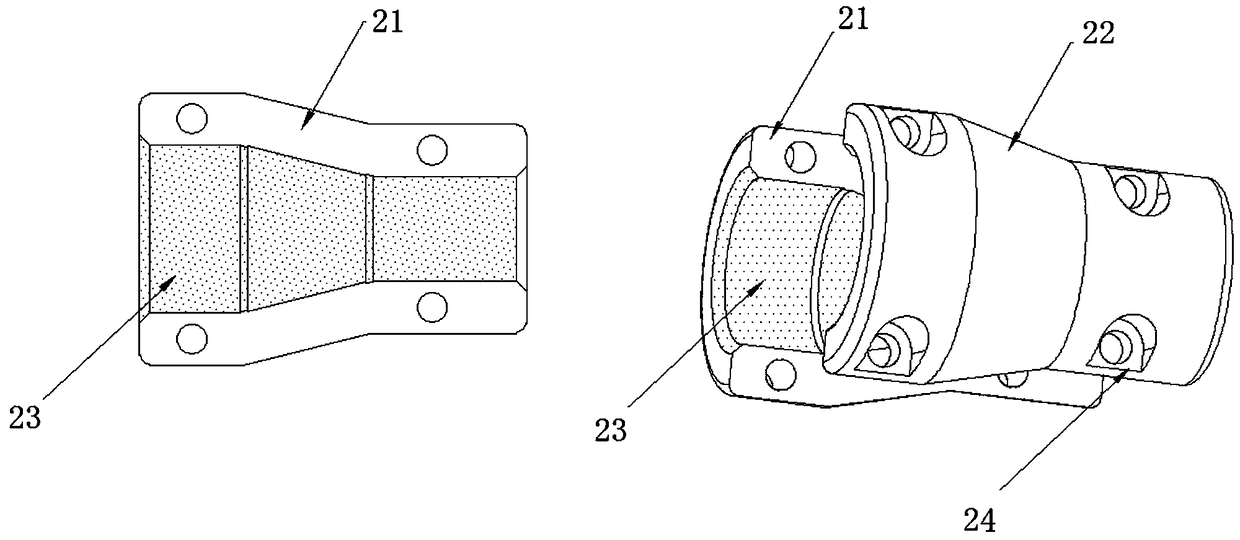A device and a method for installing a cable intermediate joint with a moisture-proof structure