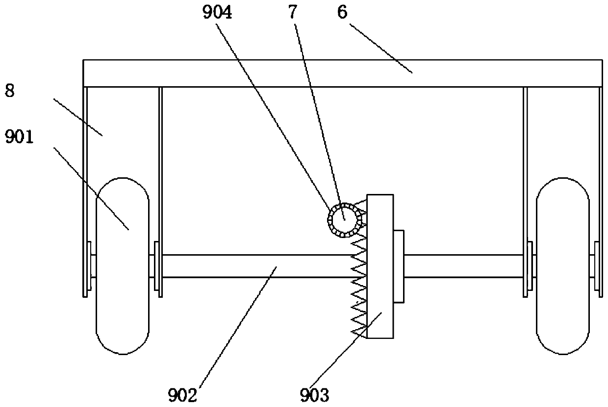 Manual uniform fertilization device based on rice planting