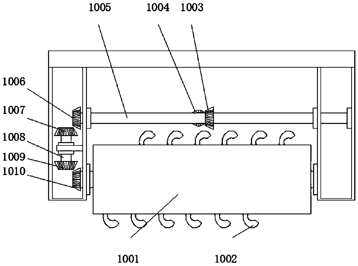 Manual uniform fertilization device based on rice planting