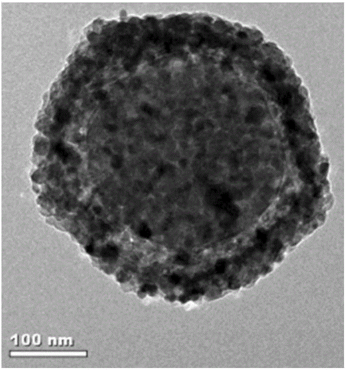 Zeolite molecular sieve-mesoporous titanium oxide composite material with egg yolk-eggshell structure and preparation method thereof